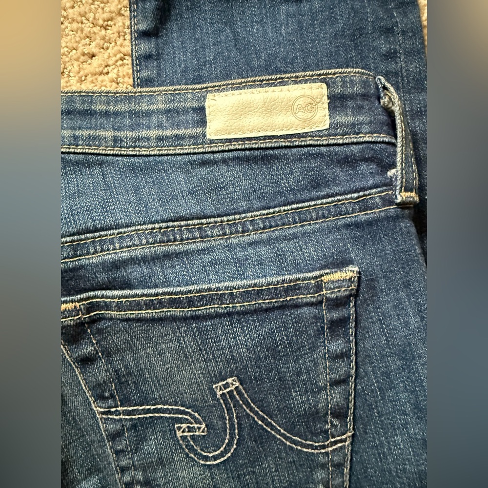AG Adriano Goldschmied Women's Skinny Jeans - Dark Blue - Picture 9 of 9